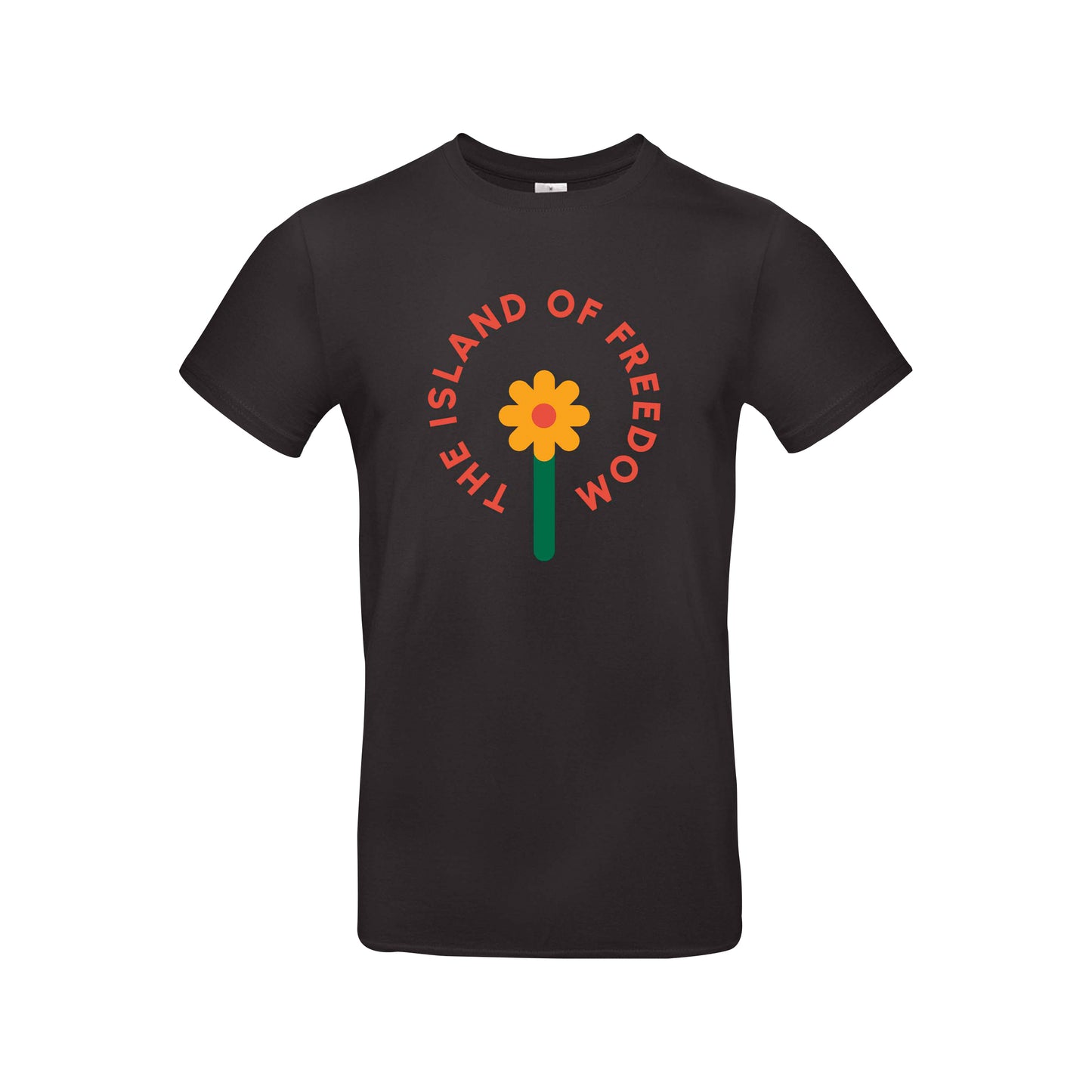 T-shirt black/flower
